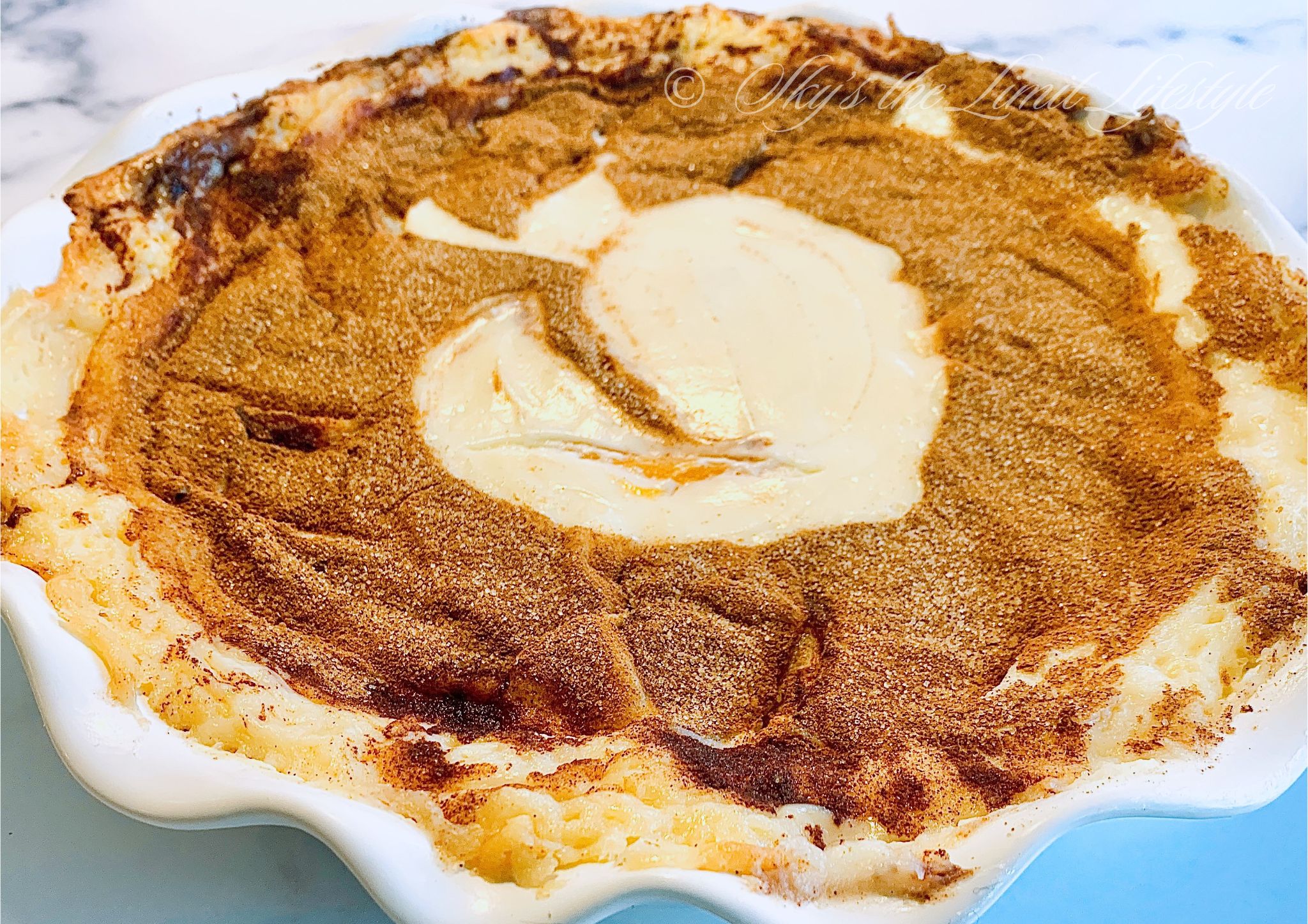 Peaches and Cream Pie - SKY's the Limit Lifestyle
